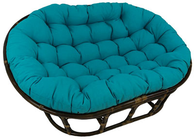 Replacement Cushion for Outdoor Double Papasan Chair, Closely Matches Dimensions of Orbit Lounger